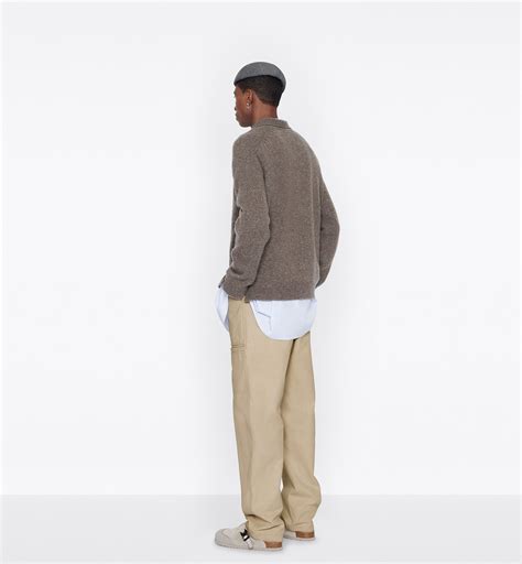 dior cargo pants buckle|Cargo Pants with 'CD' Buckle Belt Beige Cotton Faille .